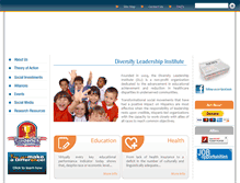 Tablet Screenshot of diversity-leadership.org